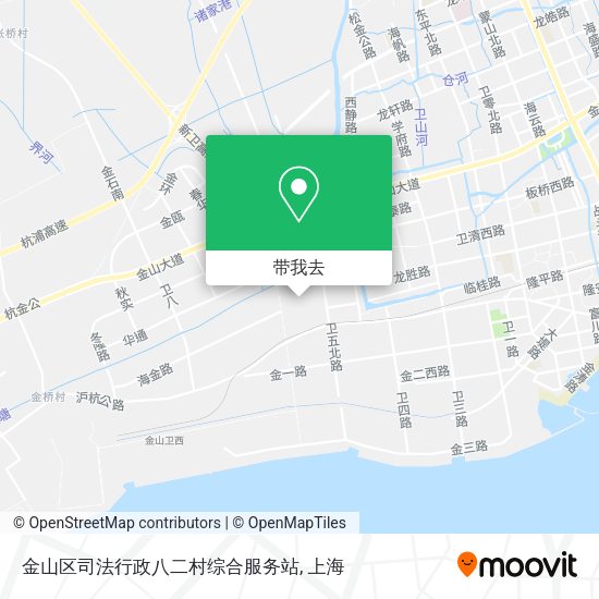 金山区司法行政八二村综合服务站地图