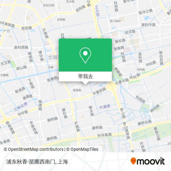 浦东秋香-苗圃西南门地图