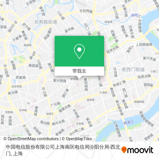 中国电信股份有限公司上海南区电信局汾阳分局-西北门地图