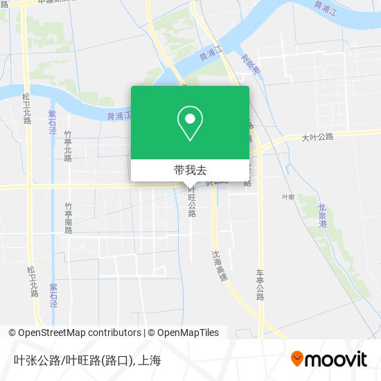 叶张公路/叶旺路(路口)地图