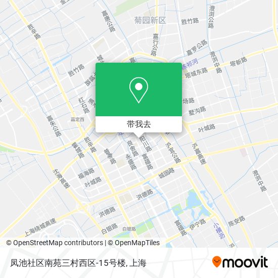 凤池社区南苑三村西区-15号楼地图