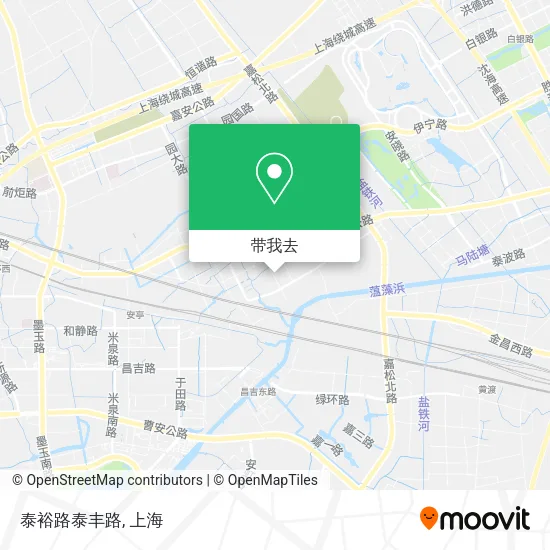泰裕路泰丰路地图