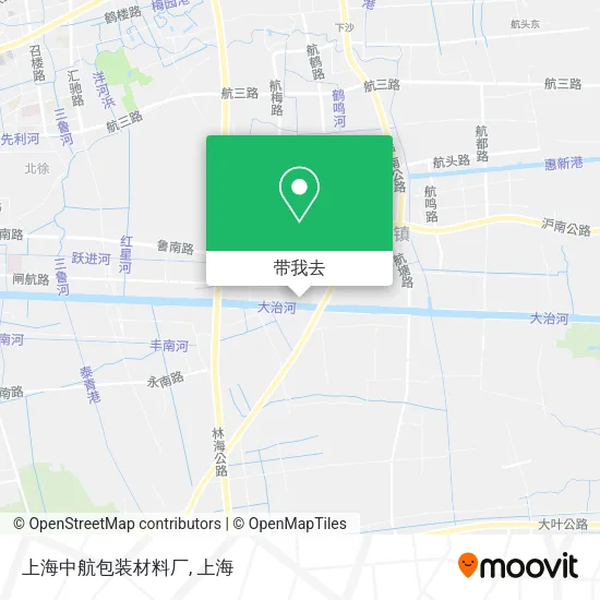上海中航包装材料厂地图