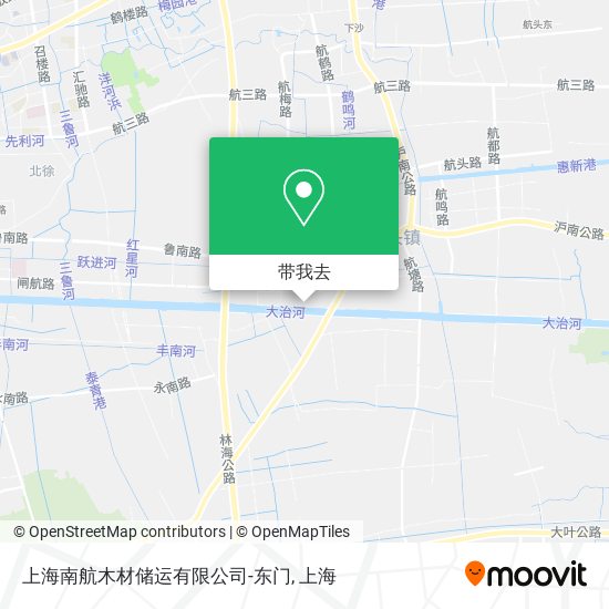 上海南航木材储运有限公司-东门地图