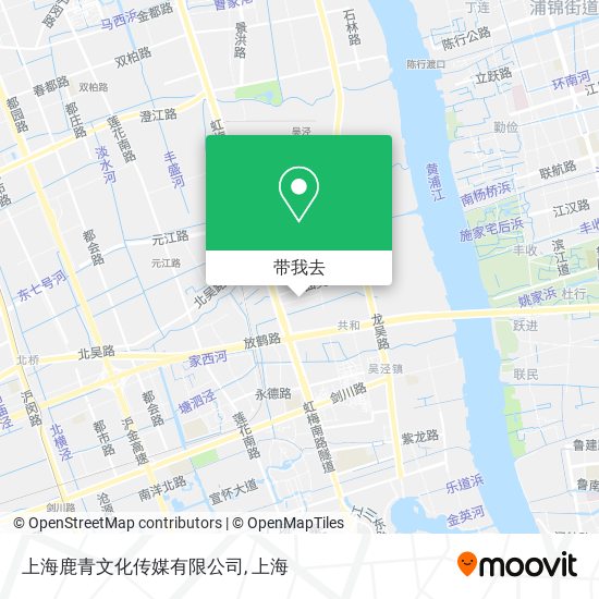 上海鹿青文化传媒有限公司地图