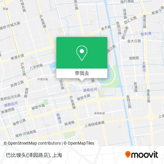 巴比馒头(泽园路店)地图