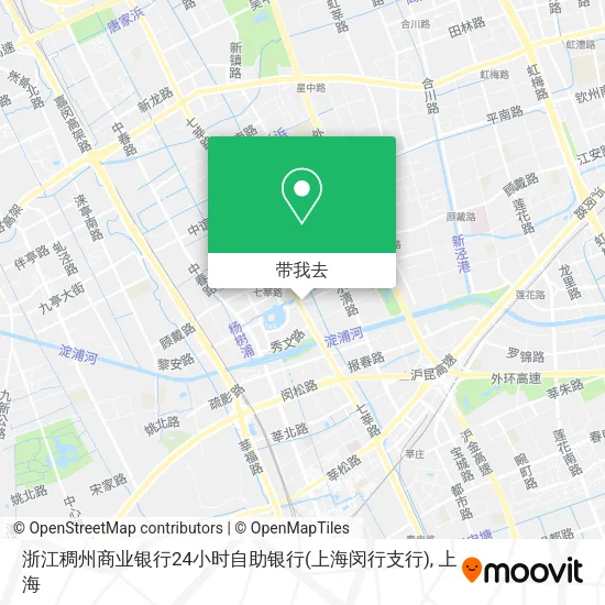 浙江稠州商业银行24小时自助银行(上海闵行支行)地图