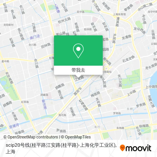 scip20号线(桂平路江安路(桂平路)-上海化学工业区)地图