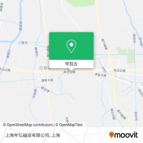 上海年弘磁业有限公司地图