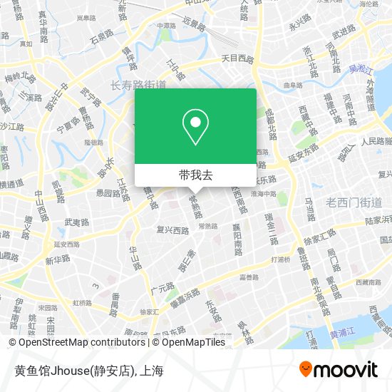 黄鱼馆Jhouse(静安店)地图