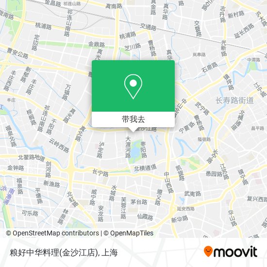 粮好中华料理(金沙江店)地图