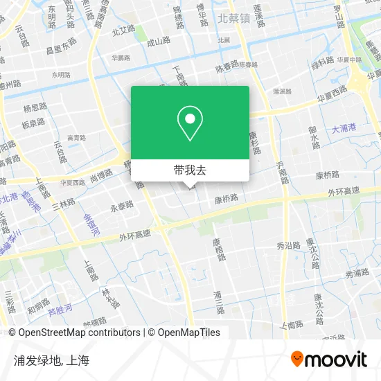 浦发绿地地图