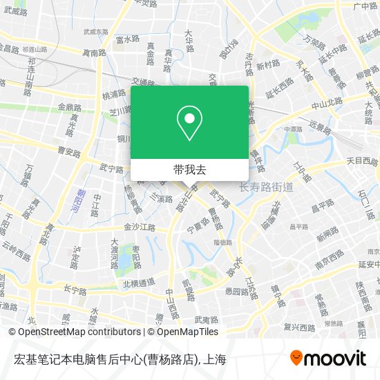 宏基笔记本电脑售后中心(曹杨路店)地图