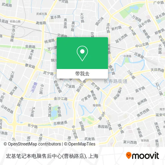 宏基笔记本电脑售后中心(曹杨路店)地图