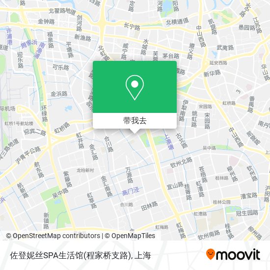 佐登妮丝SPA生活馆(程家桥支路)地图