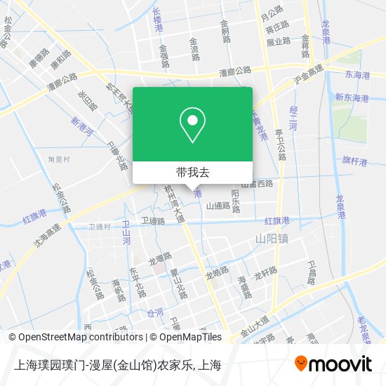 上海璞园璞门-漫屋(金山馆)农家乐地图