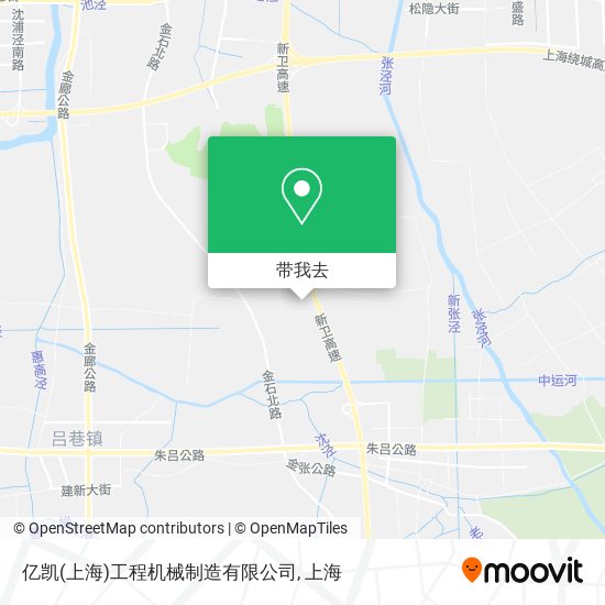 亿凯(上海)工程机械制造有限公司地图
