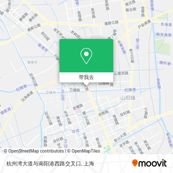 杭州湾大道与南阳港西路交叉口地图