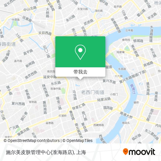 施尔美皮肤管理中心(淮海路店)地图