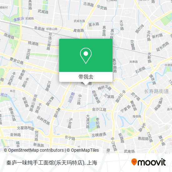 秦庐一味纯手工面馆(乐天玛特店)地图