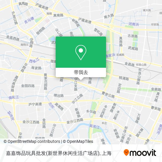 嘉嘉饰品玩具批发(新世界休闲生活广场店)地图