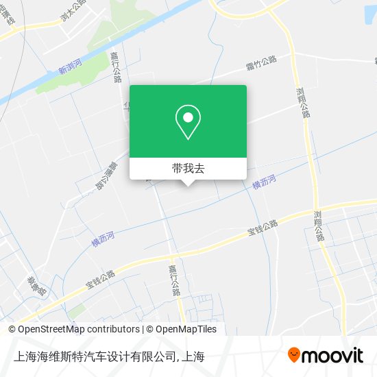 上海海维斯特汽车设计有限公司地图