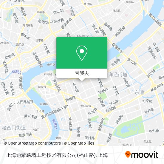 上海迪蒙幕墙工程技术有限公司(福山路)地图