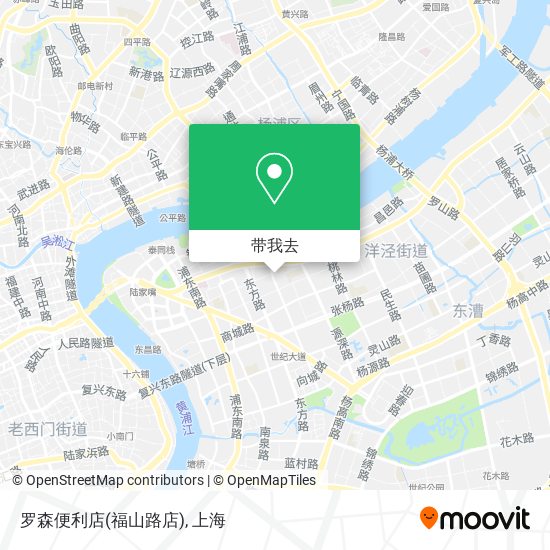 罗森便利店(福山路店)地图