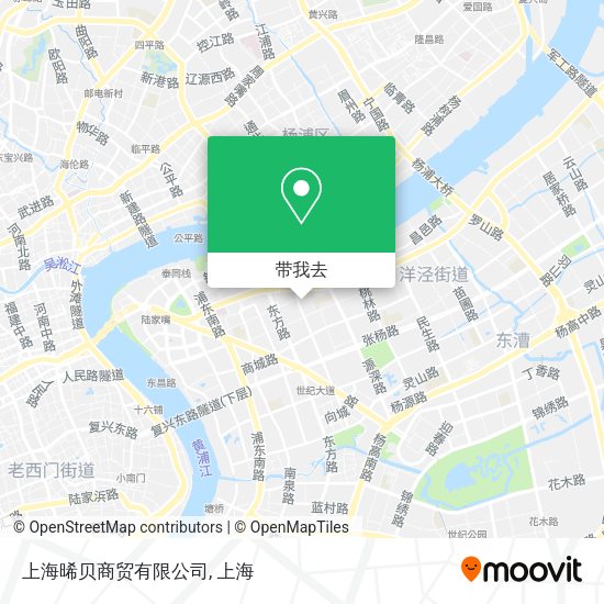 上海晞贝商贸有限公司地图