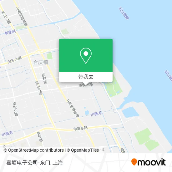 嘉塘电子公司-东门地图
