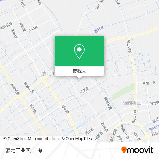 嘉定工业区地图