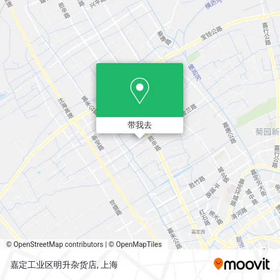 嘉定工业区明升杂货店地图