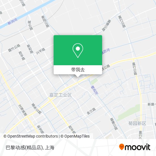 巴黎动感(精品店)地图