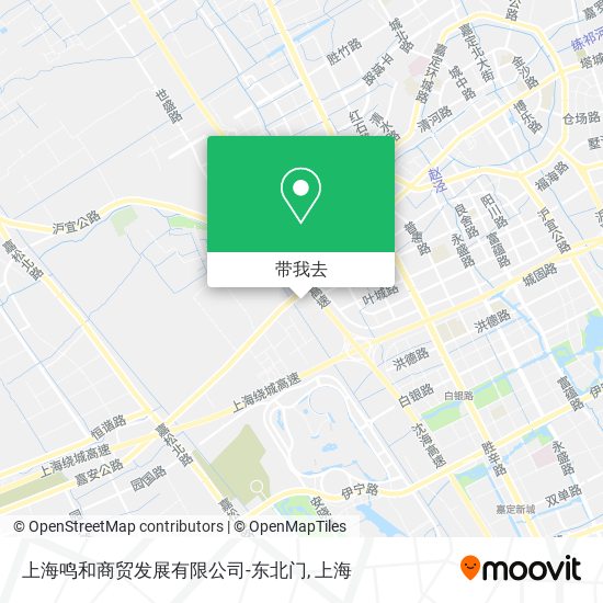 上海鸣和商贸发展有限公司-东北门地图