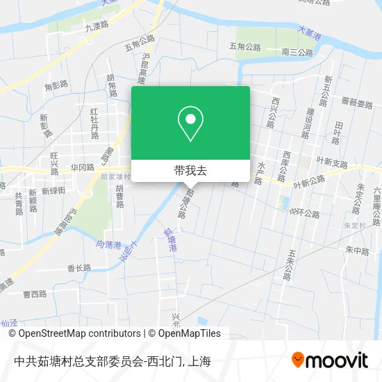 中共茹塘村总支部委员会-西北门地图