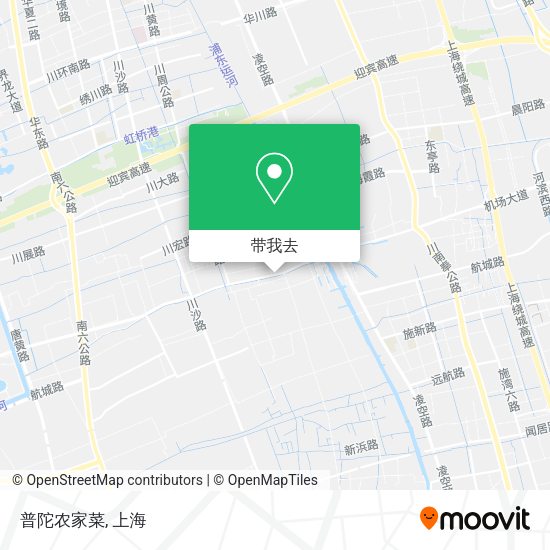 普陀农家菜地图
