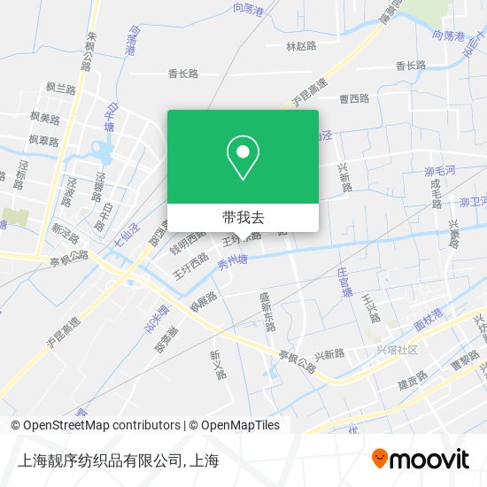 上海靓序纺织品有限公司地图