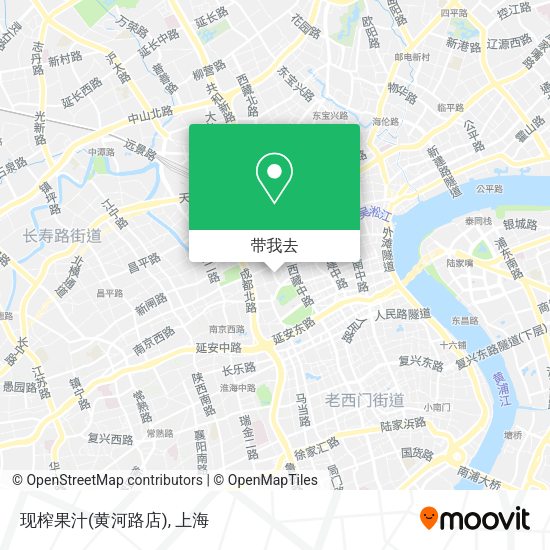 现榨果汁(黄河路店)地图