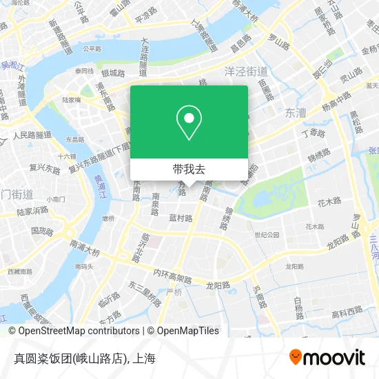 真圆粢饭团(峨山路店)地图