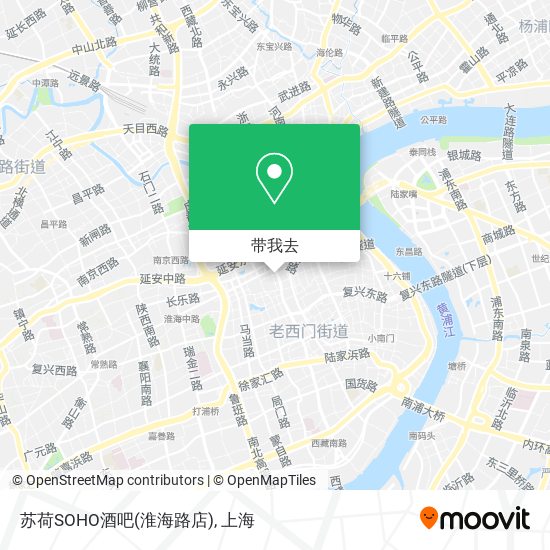 苏荷SOHO酒吧(淮海路店)地图
