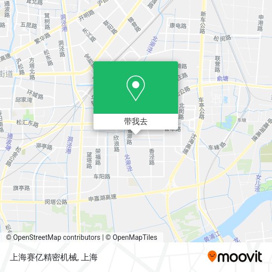 上海赛亿精密机械地图