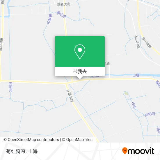 菊红窗帘地图