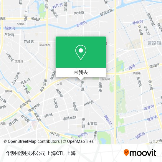 华测检测技术公司上海CTI地图