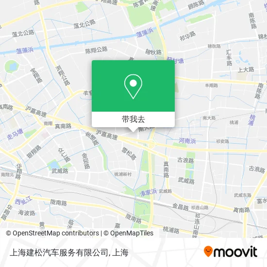 上海建松汽车服务有限公司地图