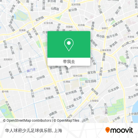 华人球府少儿足球俱乐部地图