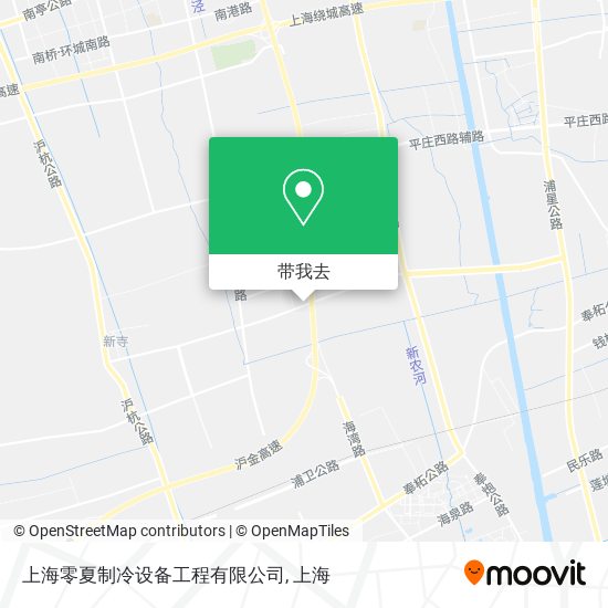 上海零夏制冷设备工程有限公司地图