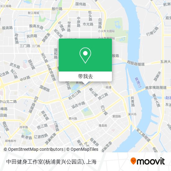 中田健身工作室(杨浦黄兴公园店)地图