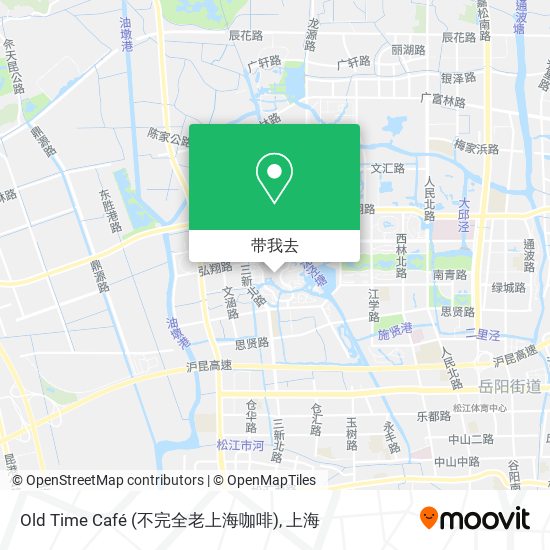 Old Time Café (不完全老上海咖啡)地图