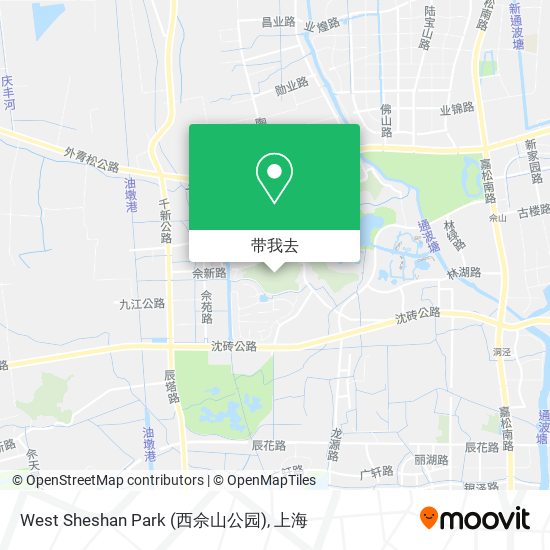 West Sheshan Park (西佘山公园)地图