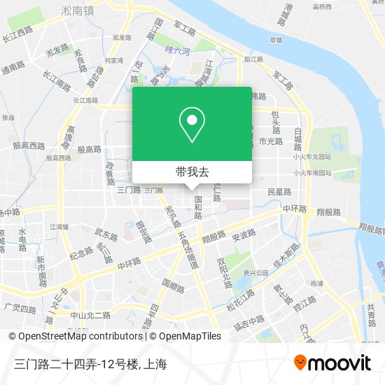 三门路二十四弄-12号楼地图